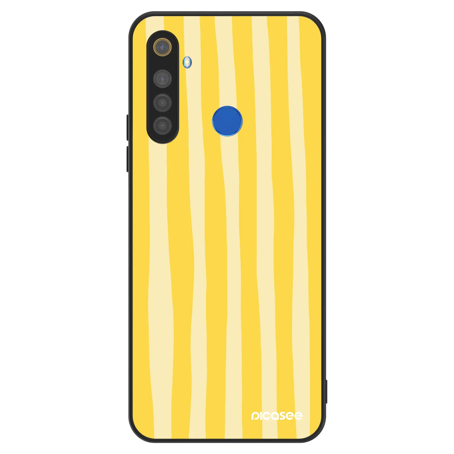Picasee ULTIMATE CASE Realme 5 - készülékre - Lines lemon