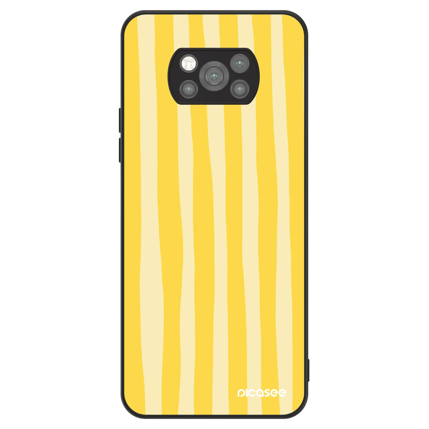 Picasee ULTIMATE CASE Xiaomi Poco X3 Pro - készülékre - Lines lemon