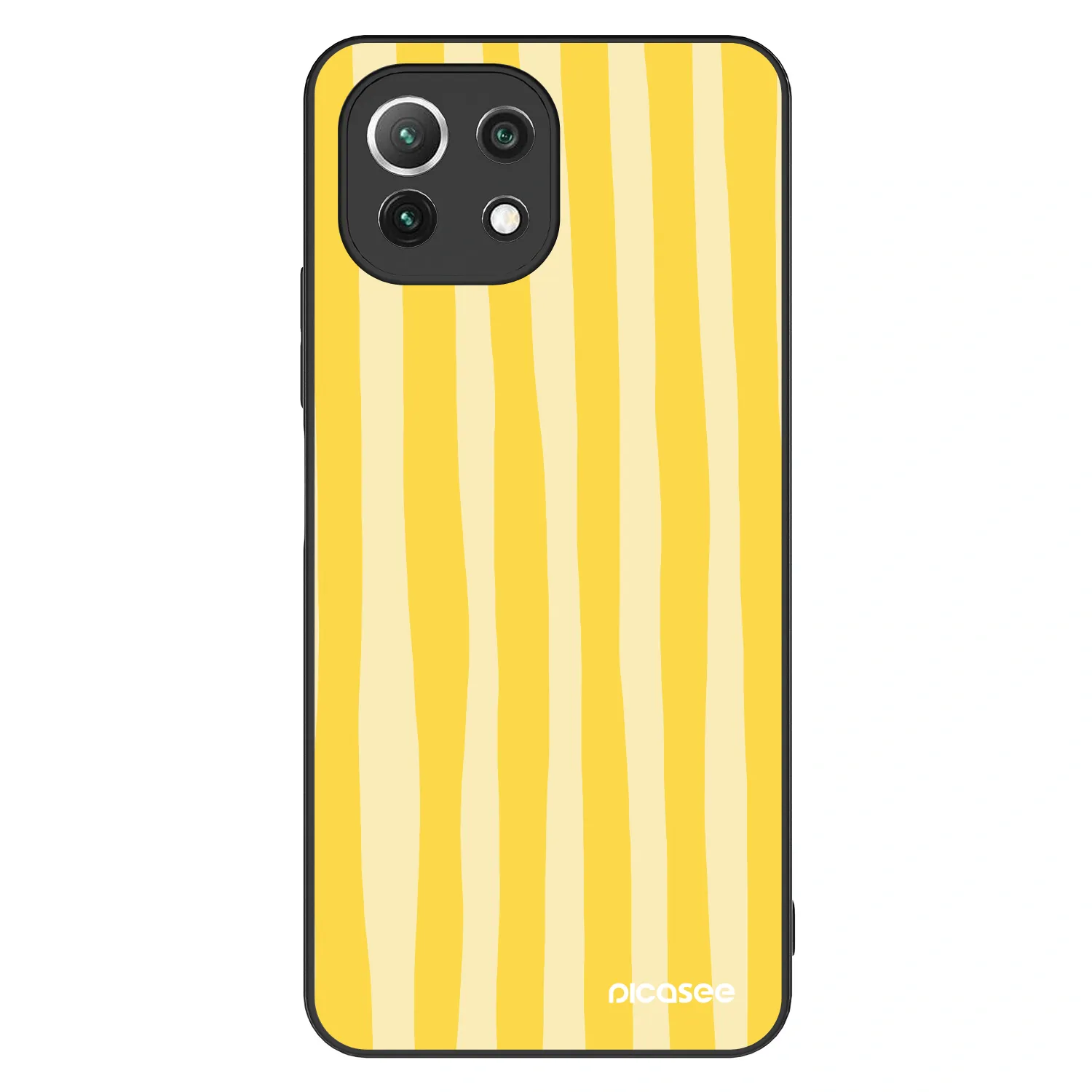 Picasee ULTIMATE CASE Xiaomi Mi 11 Lite - készülékre - Lines lemon