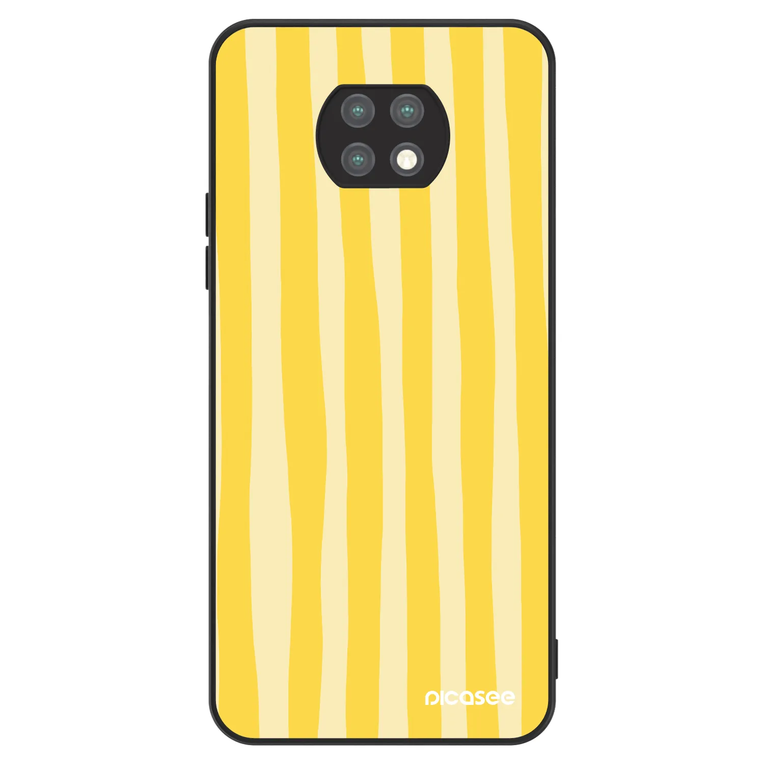 Picasee ULTIMATE CASE Xiaomi Redmi Note 9T - készülékre - Lines lemon