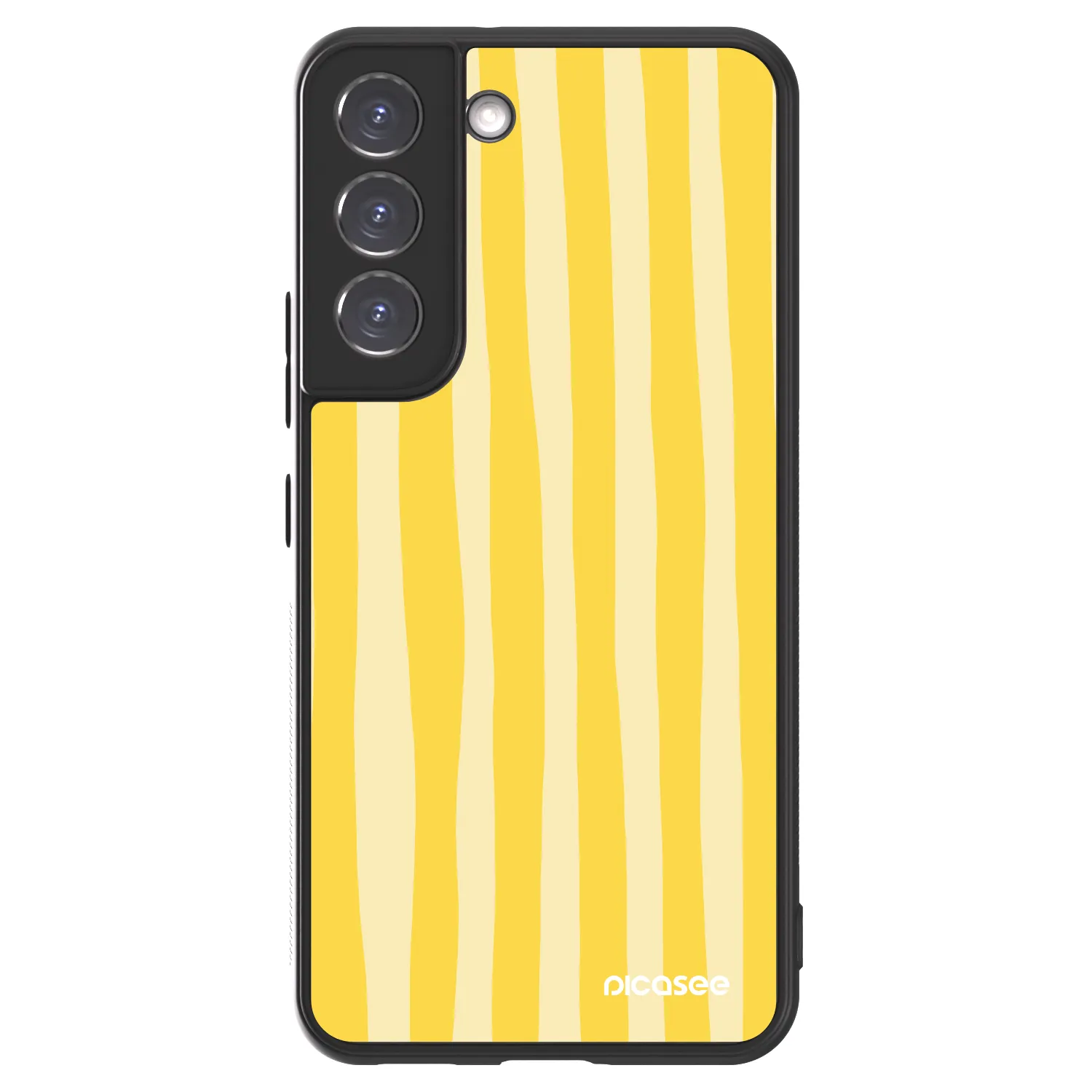 Picasee ULTIMATE CASE Samsung Galaxy S22 5G - készülékre - Lines lemon