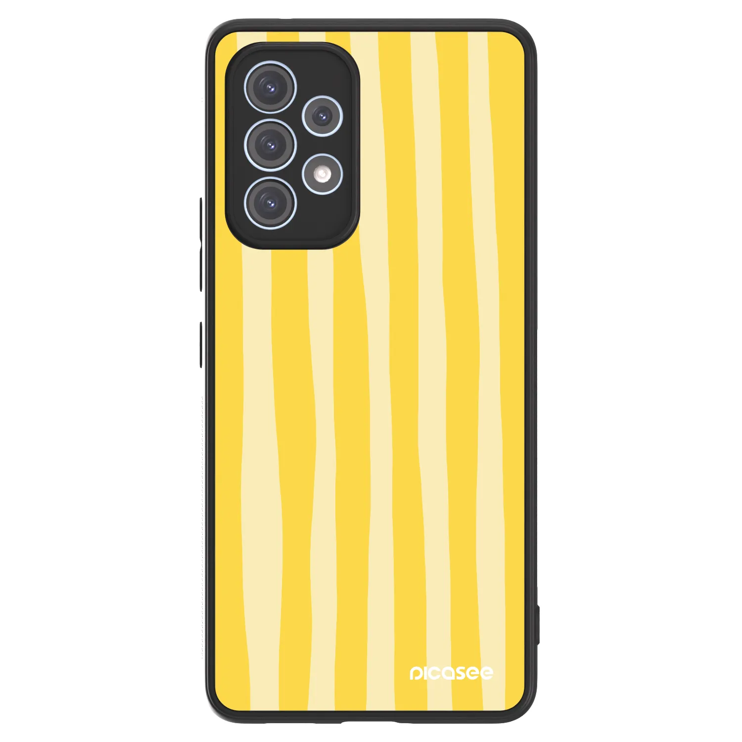 Picasee ULTIMATE CASE Samsung Galaxy A53 5G A536 - készülékre - Lines lemon