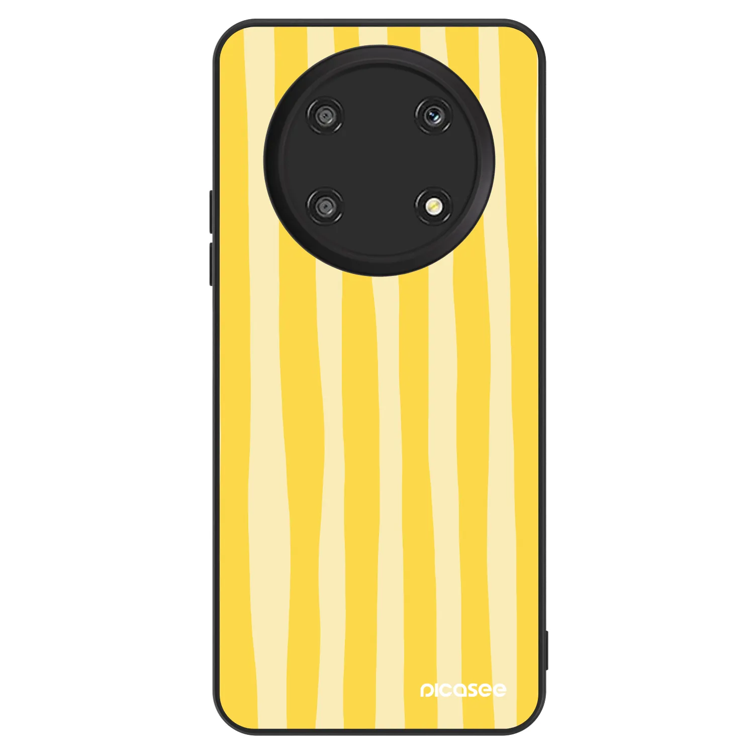 Picasee ULTIMATE CASE Honor Magic4 Lite 5G - készülékre - Lines lemon