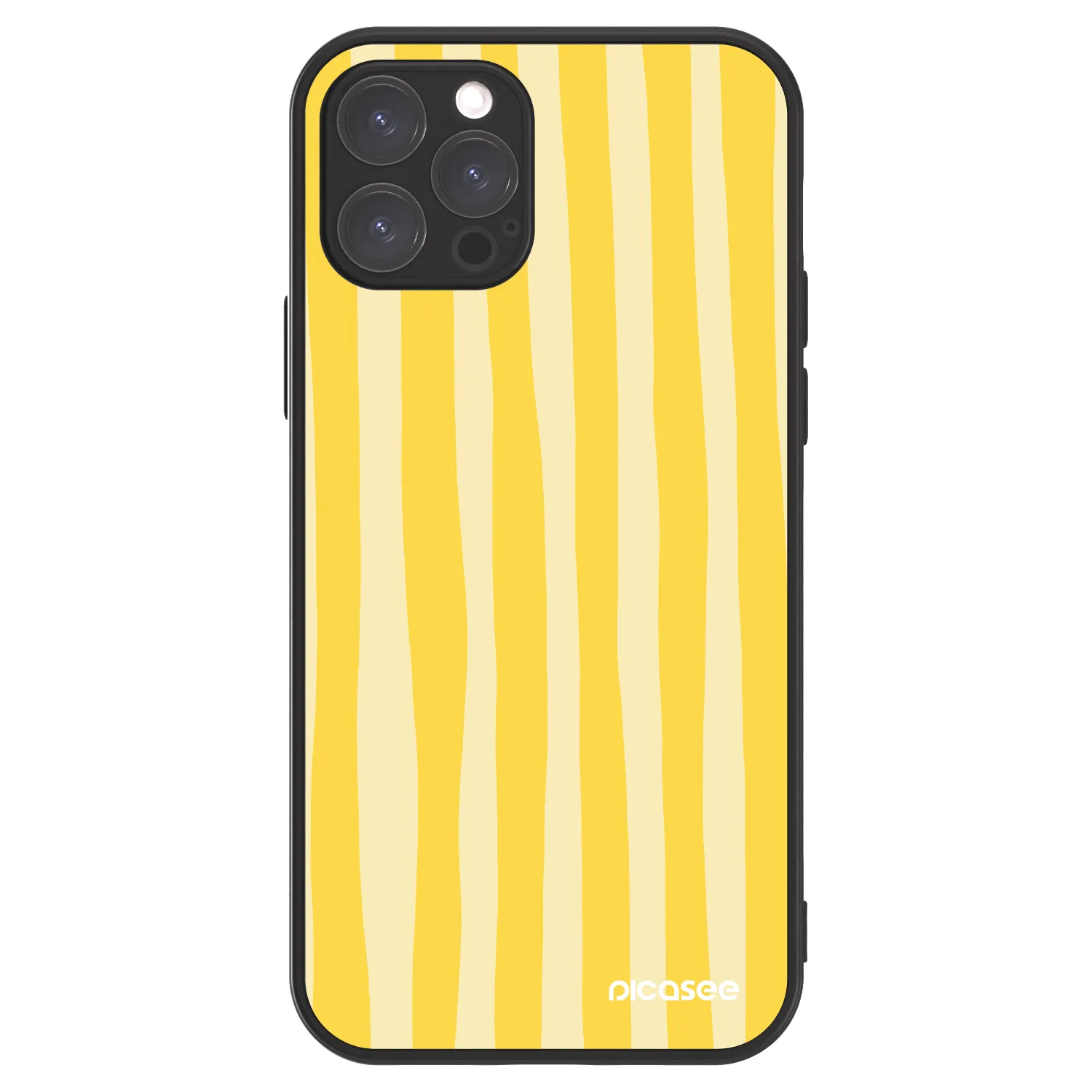 Picasee ULTIMATE CASE MagSafe Apple iPhone 12 Pro - készülékre - Lines lemon