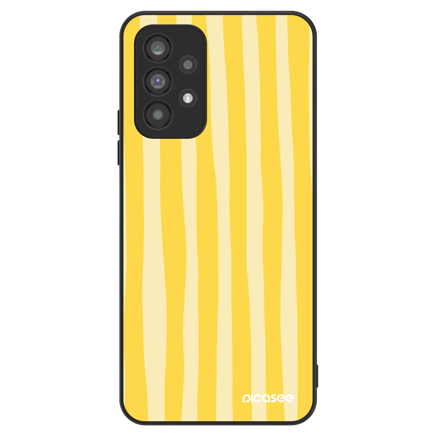 Picasee ULTIMATE CASE Samsung Galaxy A73 5G - készülékre - Lines lemon