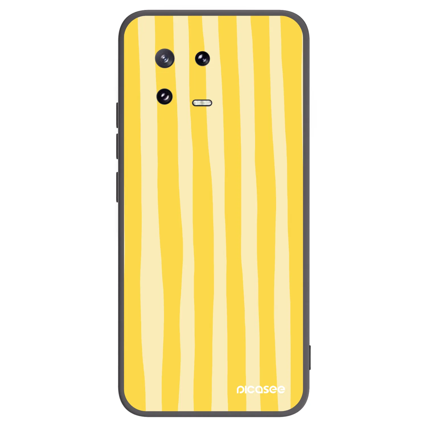 Picasee fekete szilikon tok az alábbi mobiltelefonokra Xiaomi 13 Pro - Lines lemon