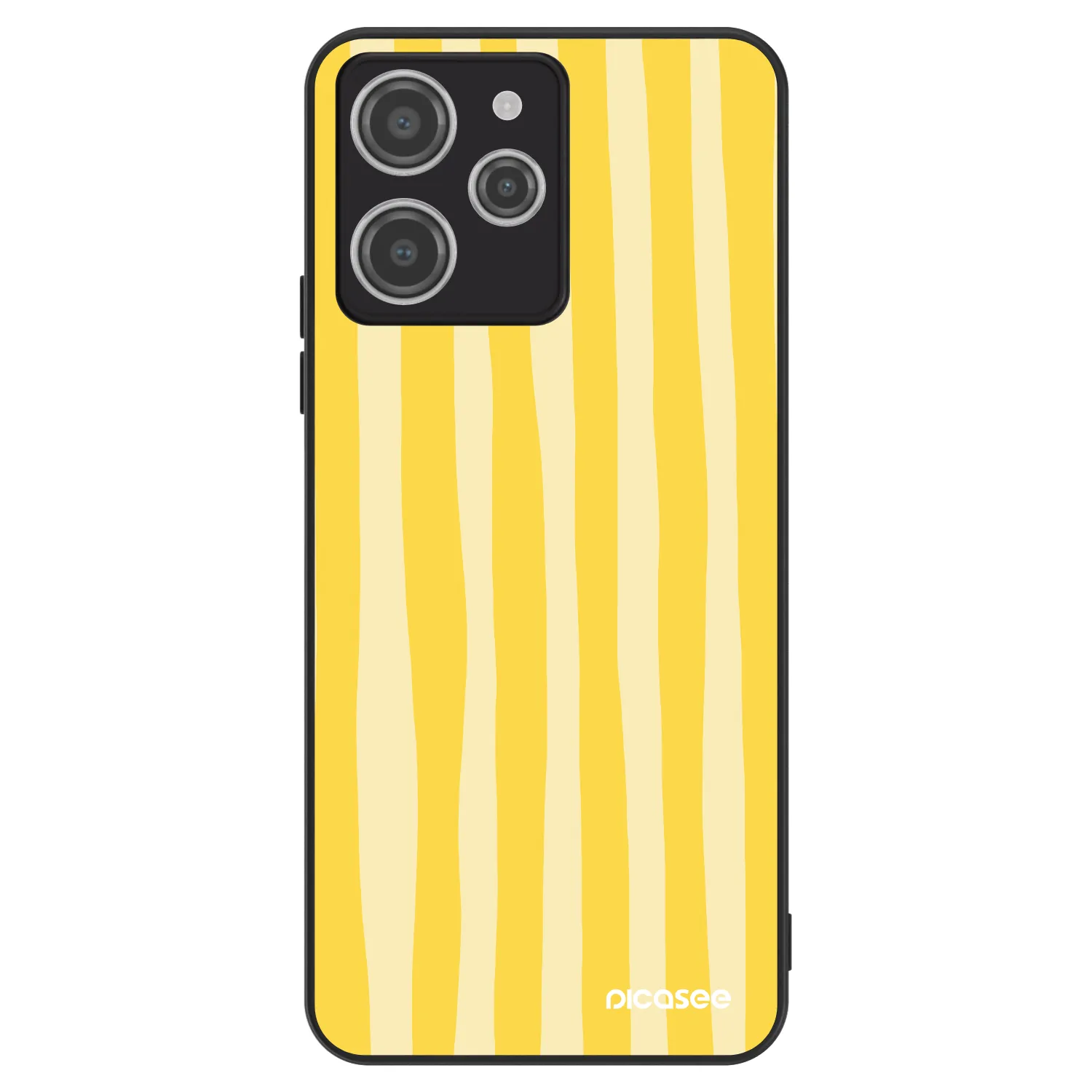 Picasee ULTIMATE CASE Xiaomi Redmi 12 4G - készülékre - Lines lemon