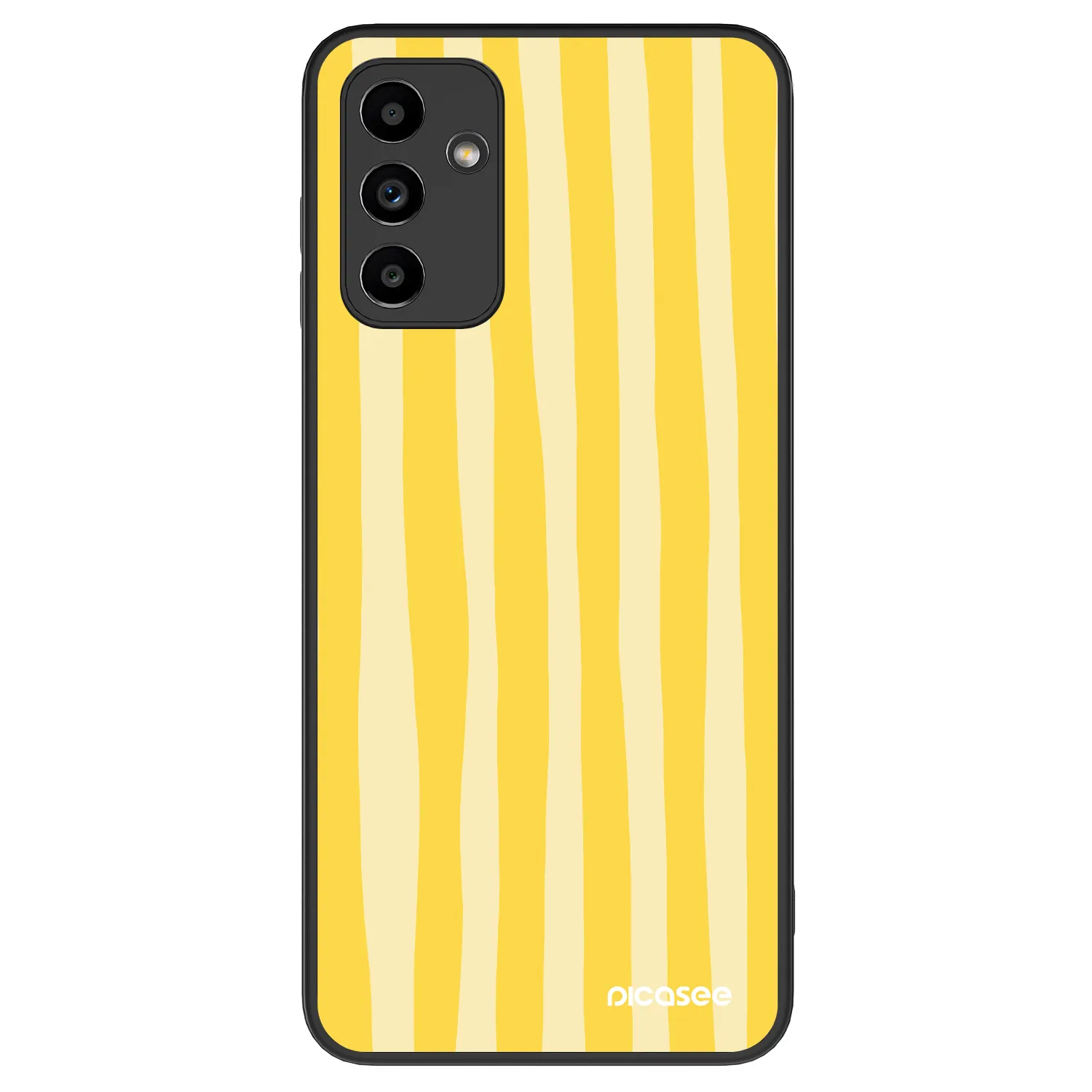 Picasee ULTIMATE CASE Samsung Galaxy A04s A047F - készülékre - Lines lemon