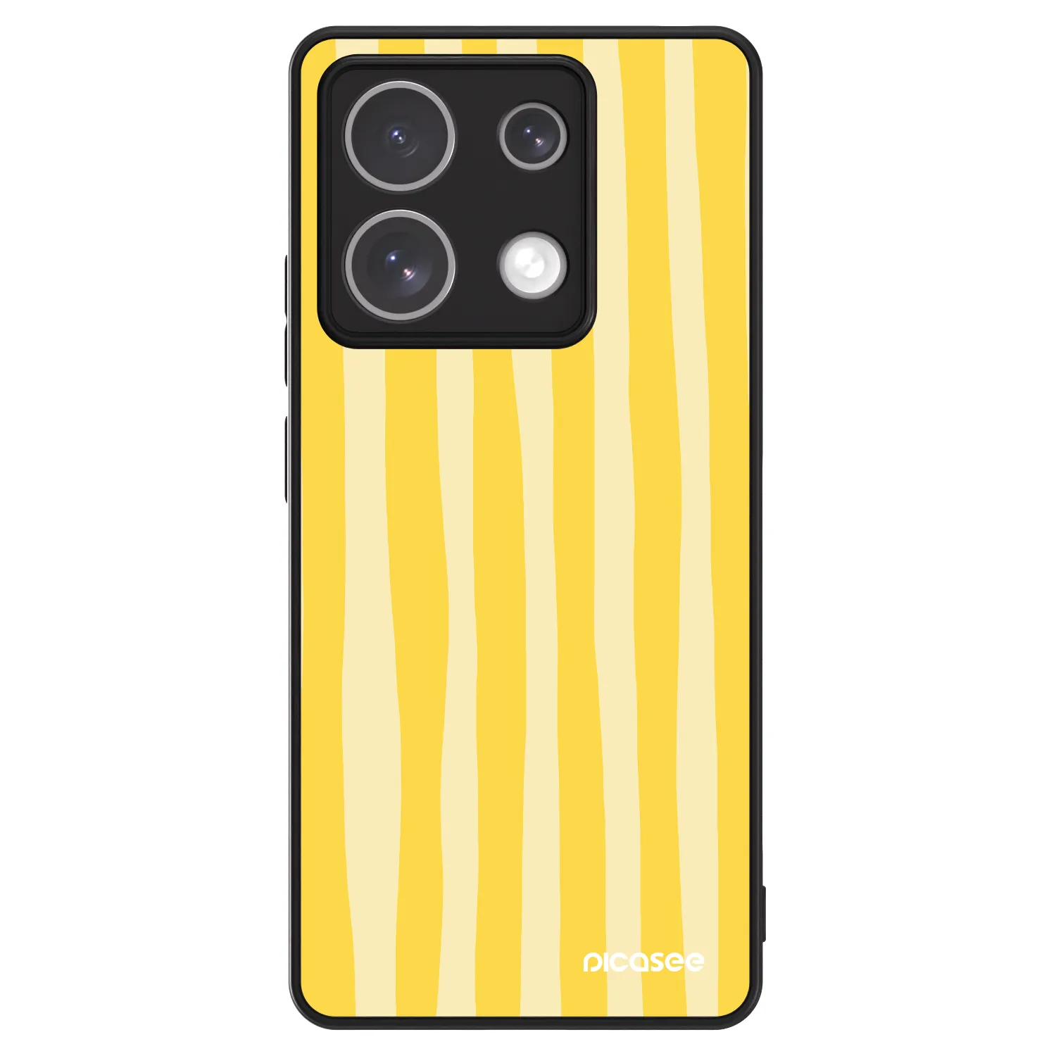 Picasee ULTIMATE CASE Xiaomi Redmi Note 13 5G - készülékre - Lines lemon
