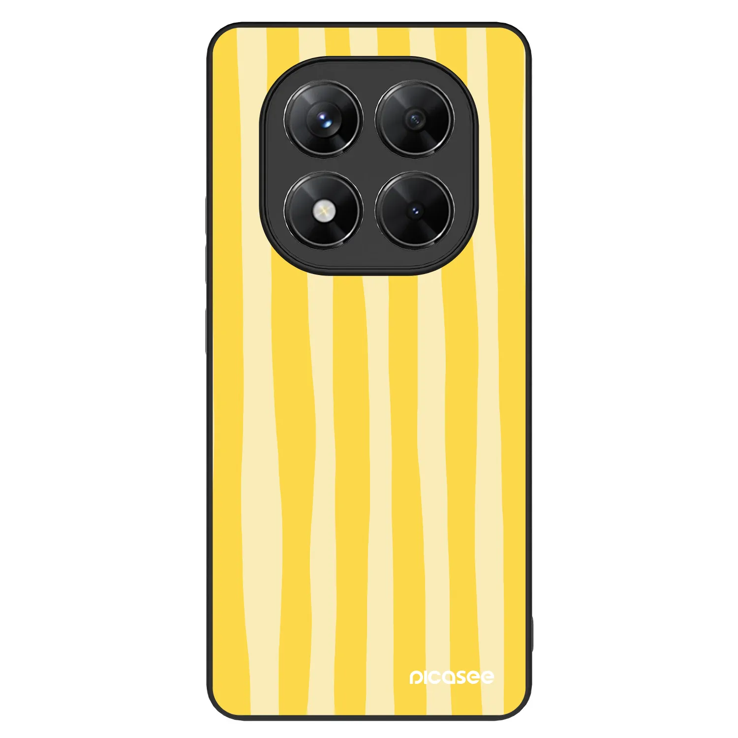 Picasee ULTIMATE CASE Xiaomi Redmi Note 14 Pro 5G - készülékre - Lines lemon