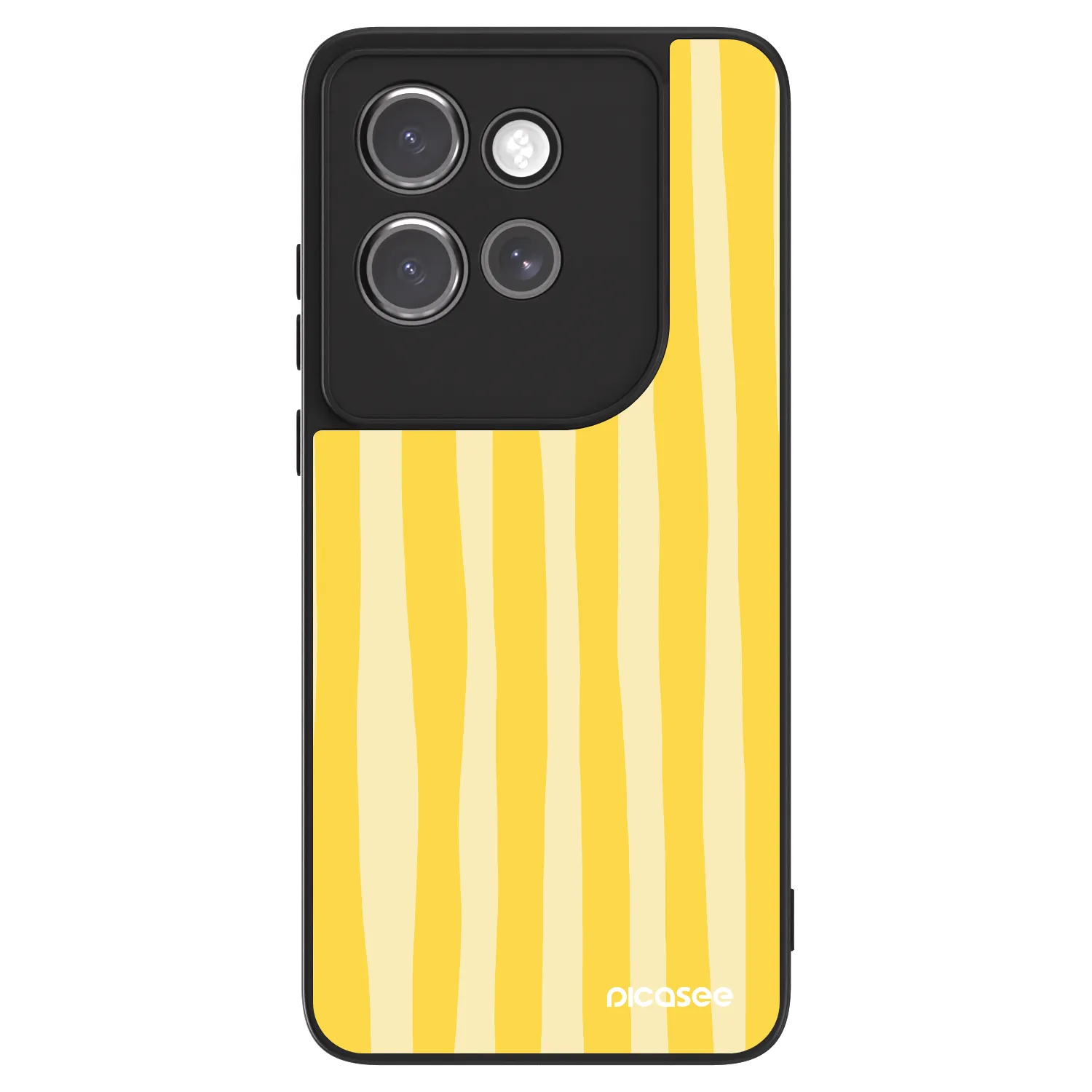 Picasee ULTIMATE CASE Motorola Edge 50 Neo - készülékre - Lines lemon