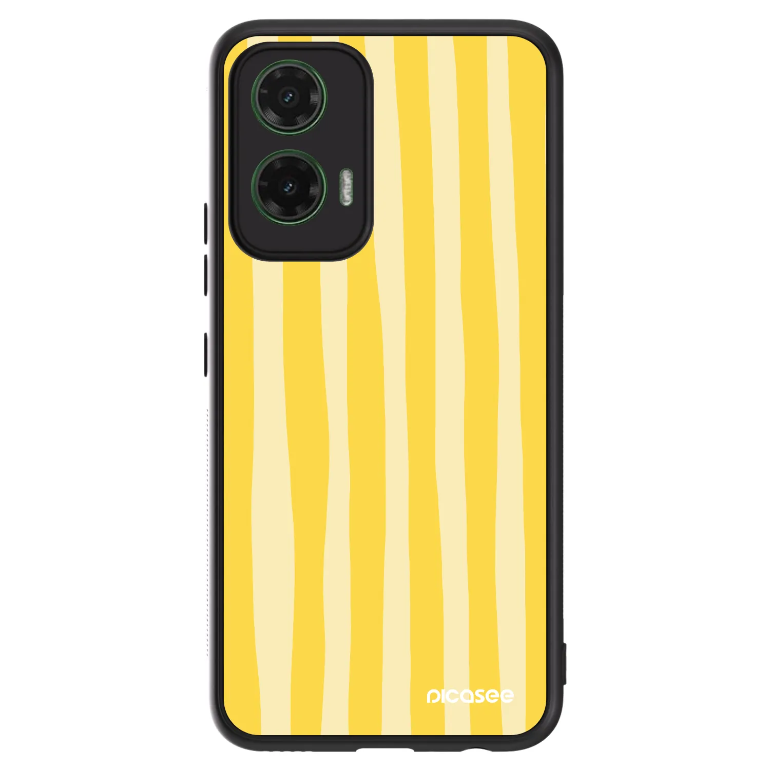 Picasee ULTIMATE CASE Motorola Moto G35 5G - készülékre - Lines lemon
