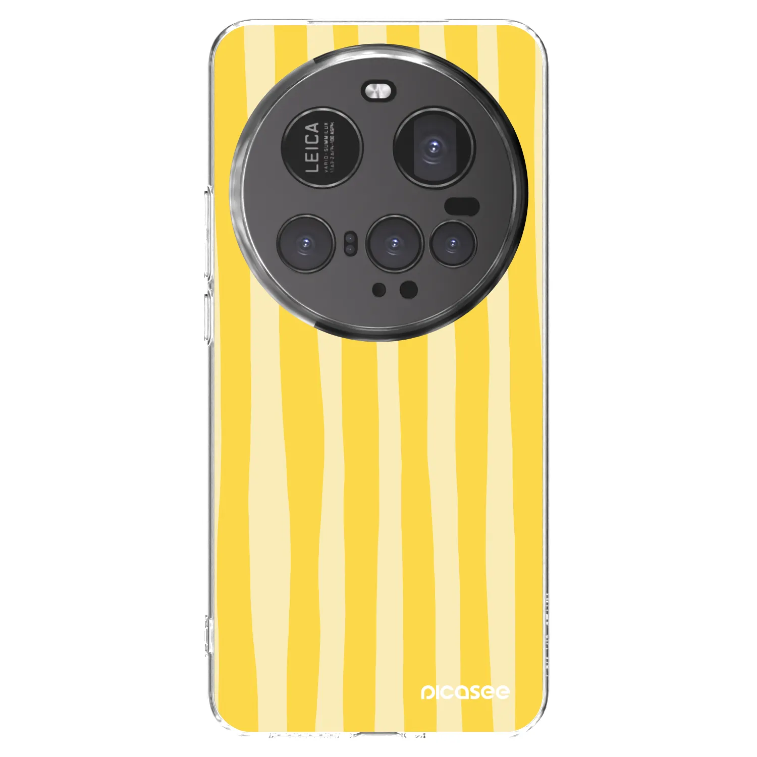 Picasee átlátszó szilikon tok az alábbi mobiltelefonokra Xiaomi 15 Ultra - Lines lemon