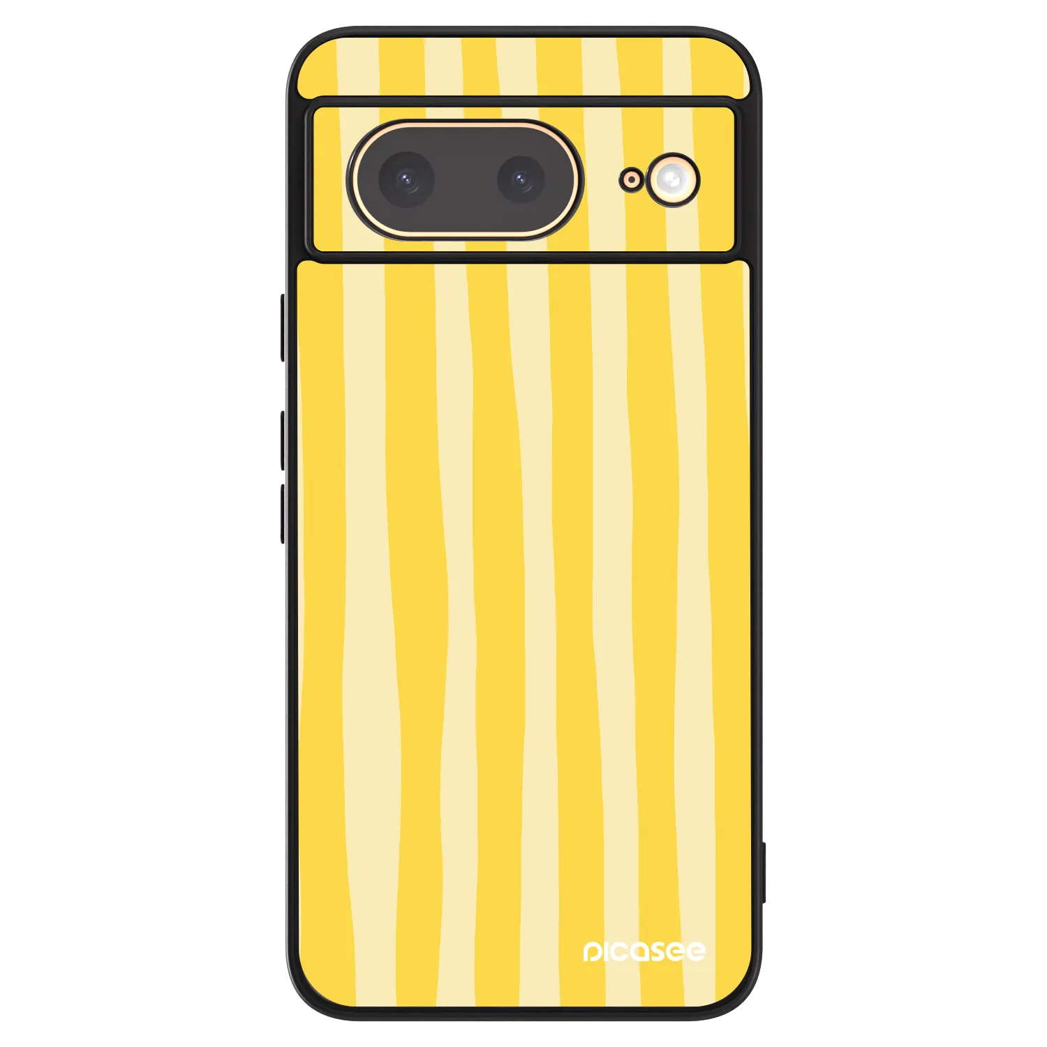 Picasee ULTIMATE CASE Google Pixel 8 - készülékre - Lines lemon