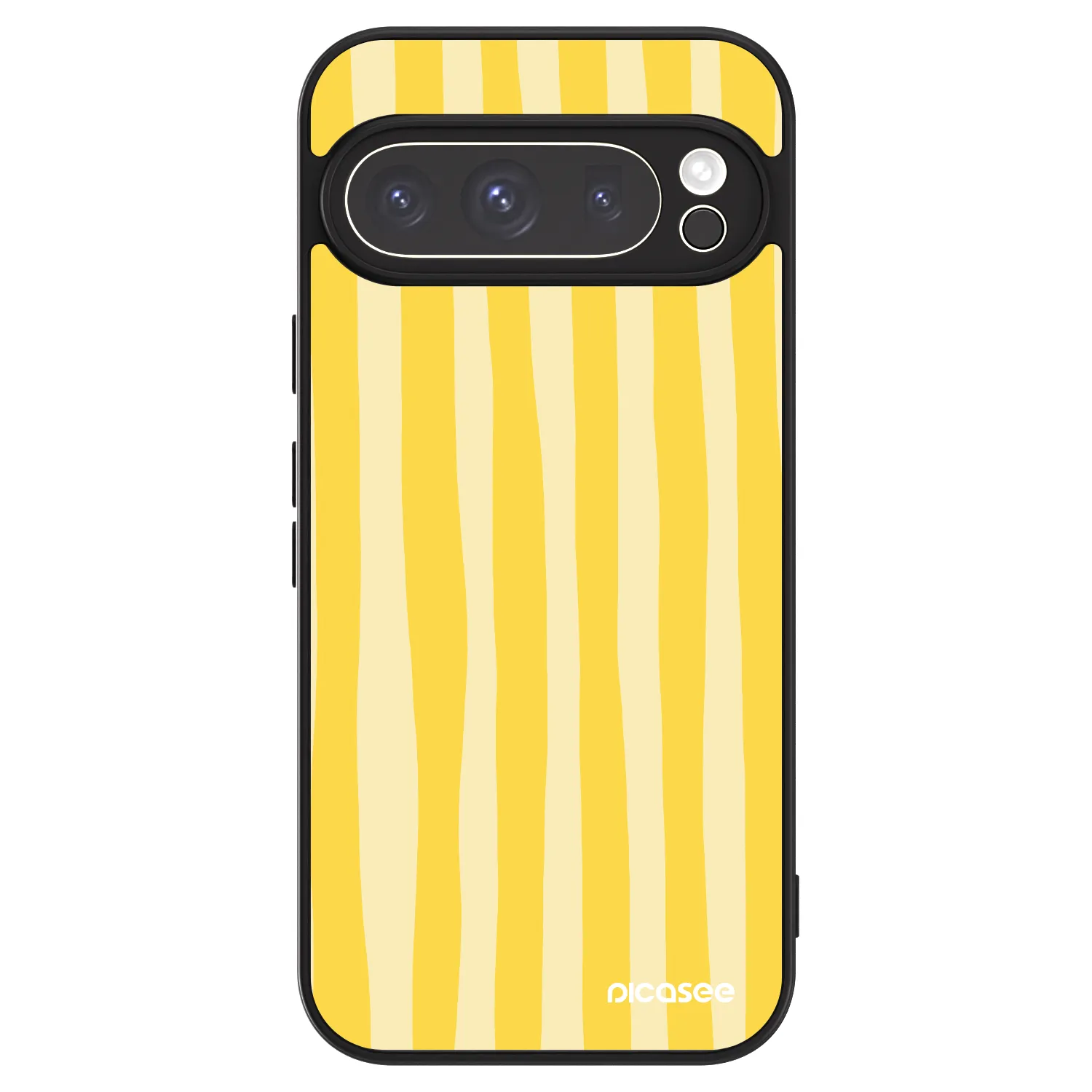 Picasee ULTIMATE CASE Google Pixel 9 Pro - készülékre - Lines lemon