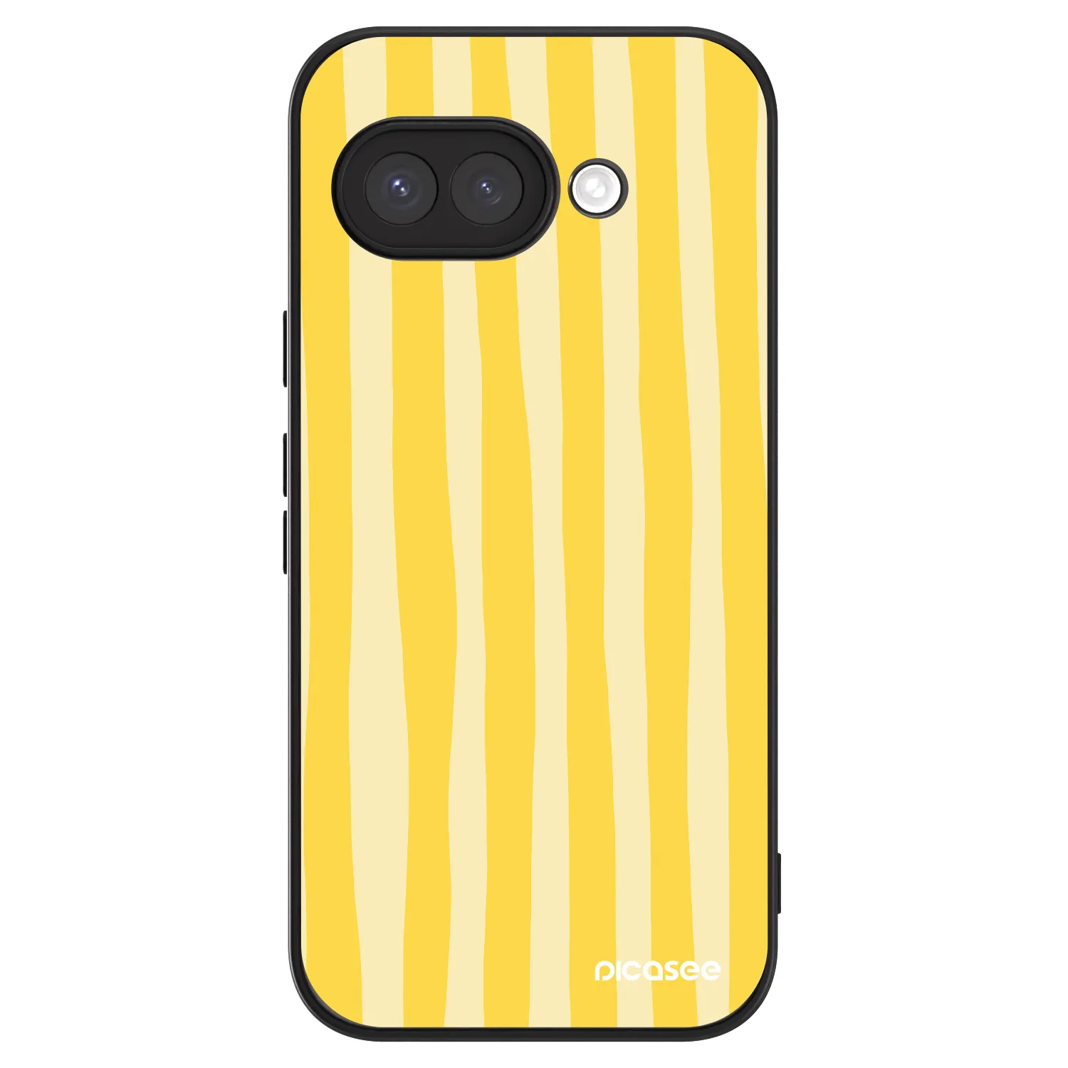 Picasee ULTIMATE CASE Google Pixel 9a - készülékre - Lines lemon