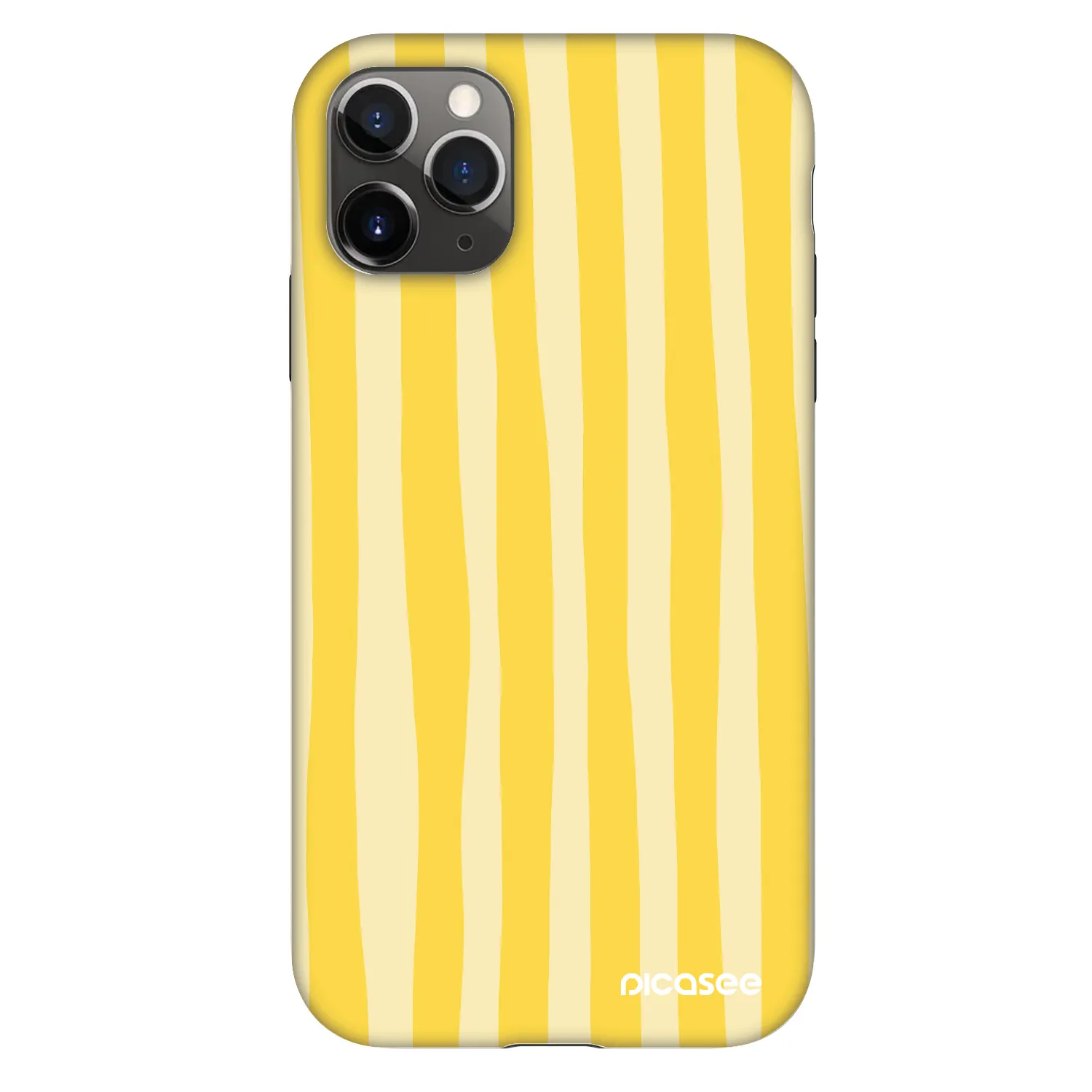 Picasee Fashion Case Apple iPhone 11 Pro - Lines lemon