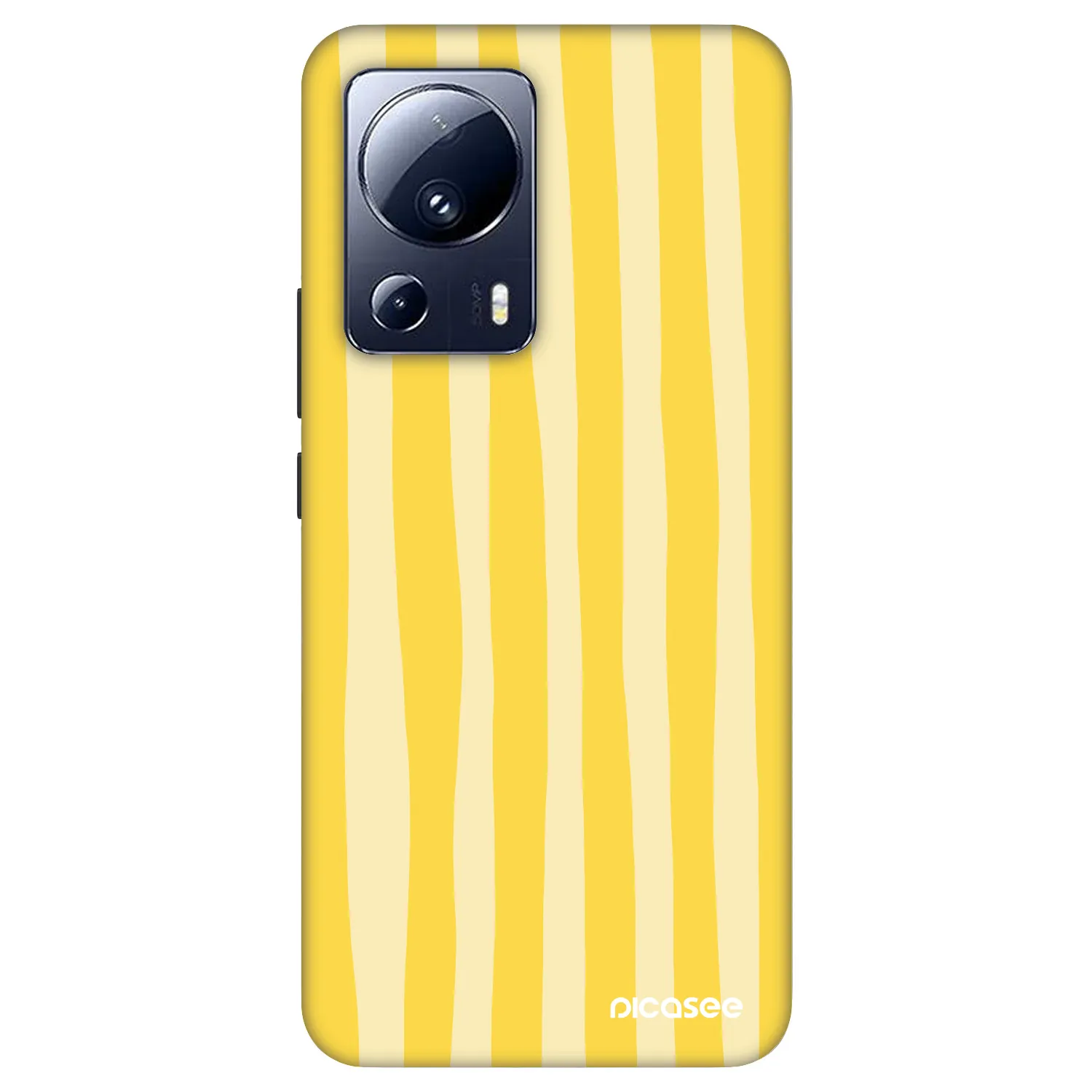 Picasee Fashion Case Xiaomi 13 Lite - Lines lemon