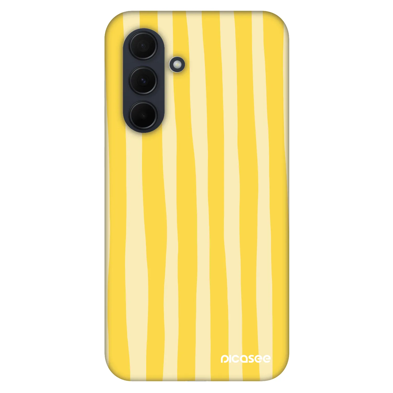 Picasee Fashion Case Samsung Galaxy A35 5G A356B - Lines lemon