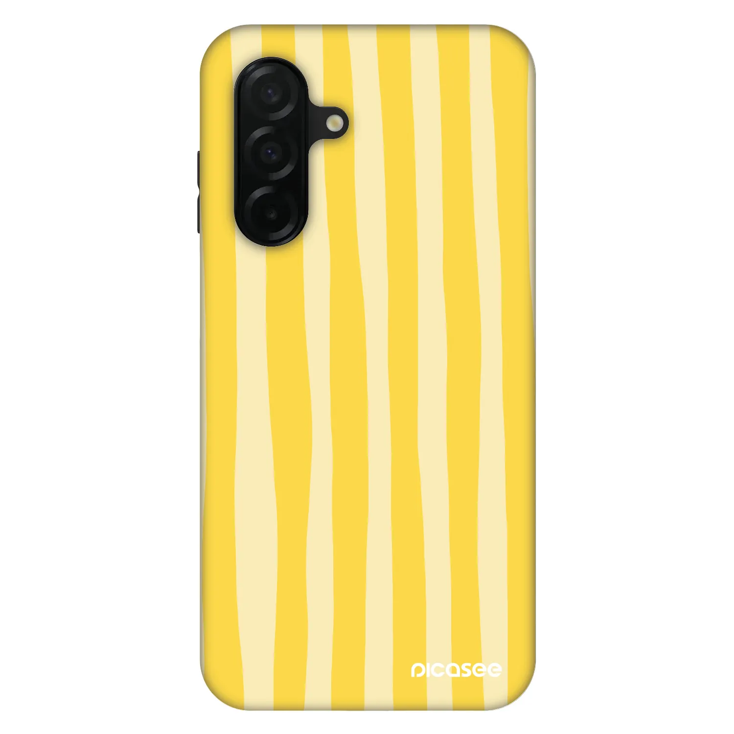 Picasee Fashion Case Samsung Galaxy A26 5G A266B - Lines lemon