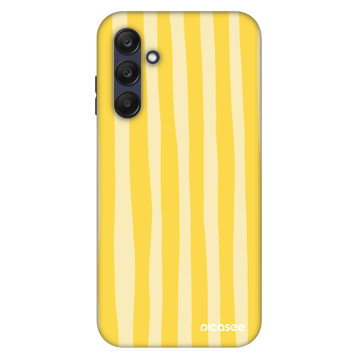 Picasee Fashion Case Samsung Galaxy A25 A256B 5G - Lines lemon