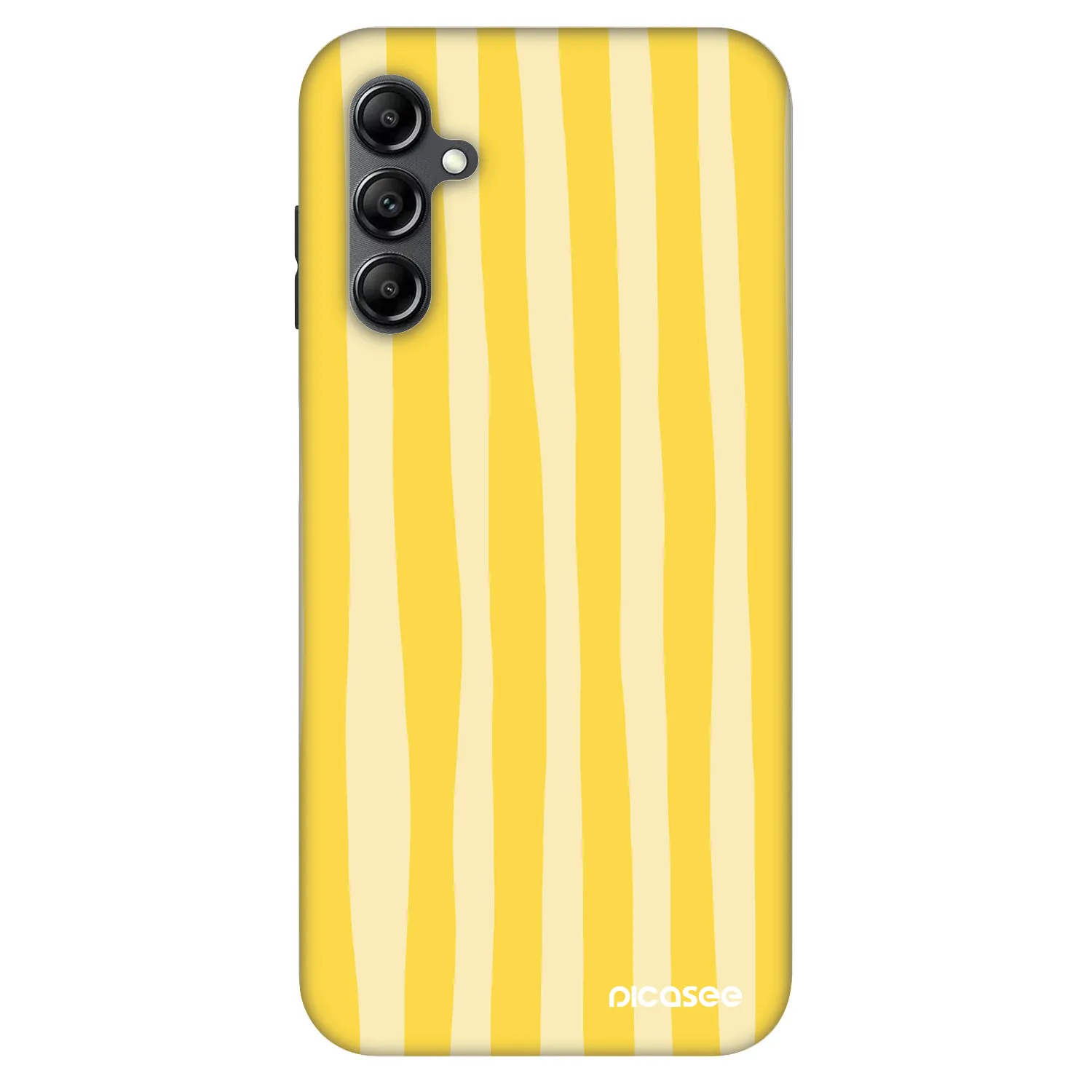 Picasee Fashion Case Samsung Galaxy A14 4G A145R - Lines lemon