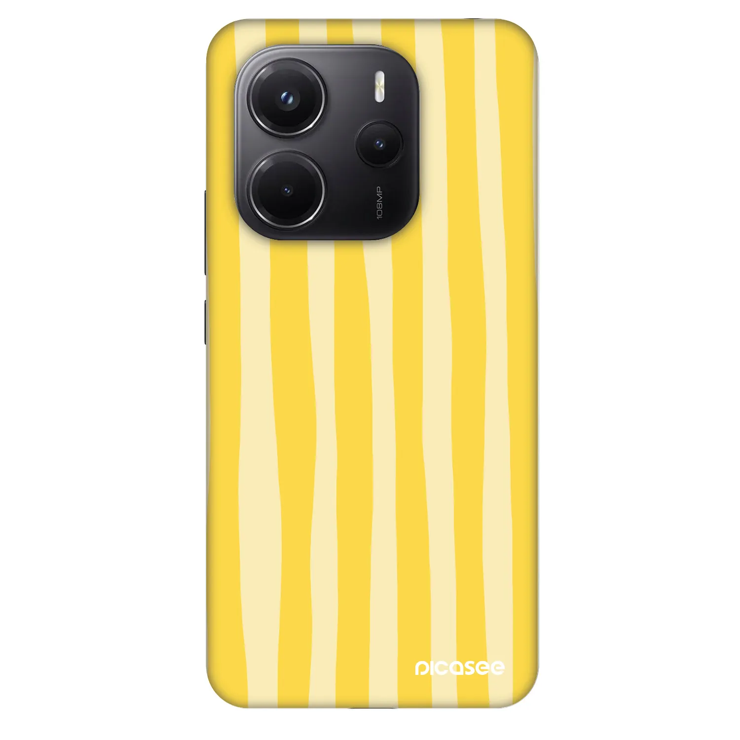 Picasee Fashion Case Xiaomi Redmi Note 14 4G - Lines lemon