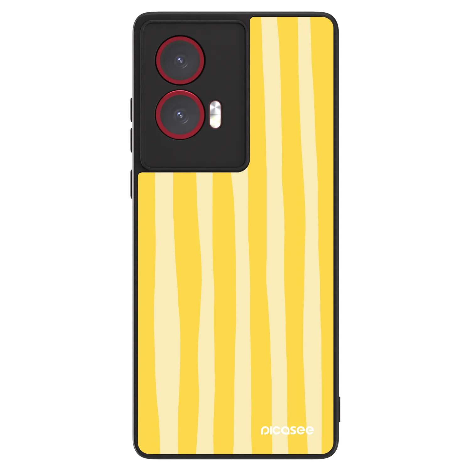 Picasee ULTIMATE CASE Motorola Edge 50 Fusion - készülékre - Lines lemon