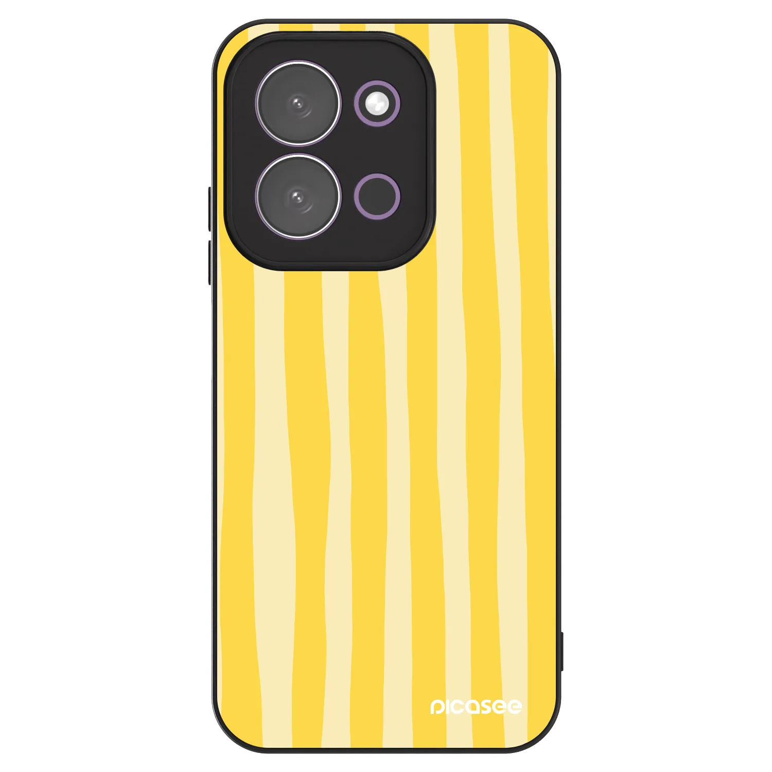 Picasee ULTIMATE CASE Xiaomi Redmi 15C 5G - készülékre - Lines lemon