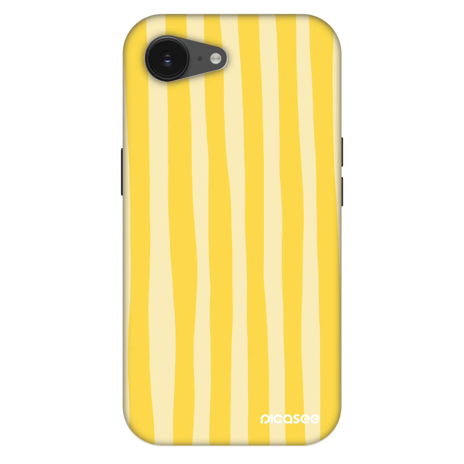 Picasee Fashion Case MagSafe Apple iPhone 17e - Lines lemon