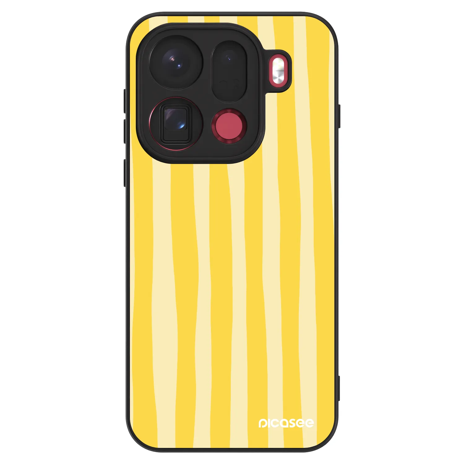Picasee ULTIMATE CASE OPPO Find X9 Pro - készülékre - Lines lemon