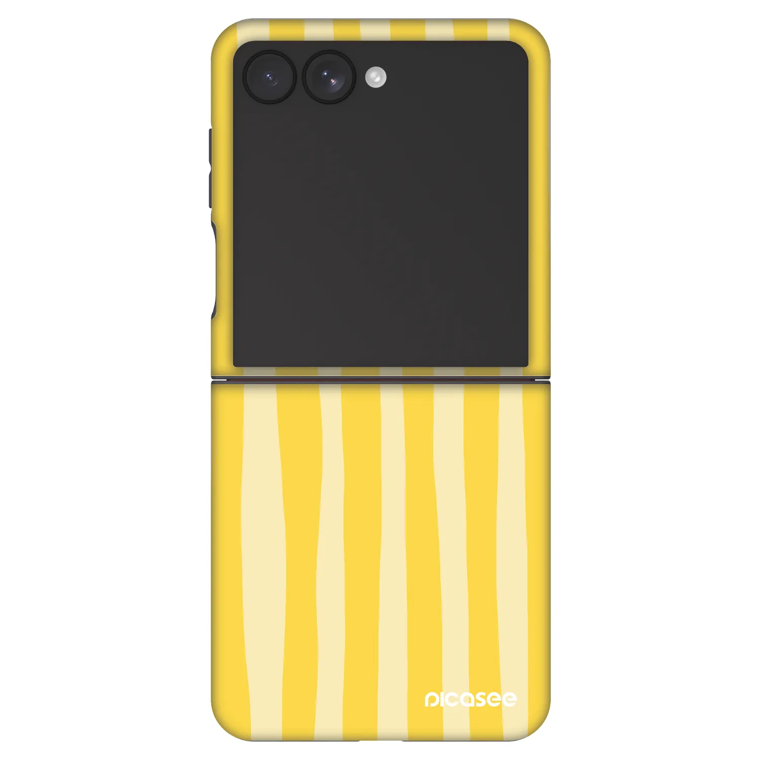 Picasee Fashion Case Samsung Galaxy Z Flip7 5G - Lines lemon