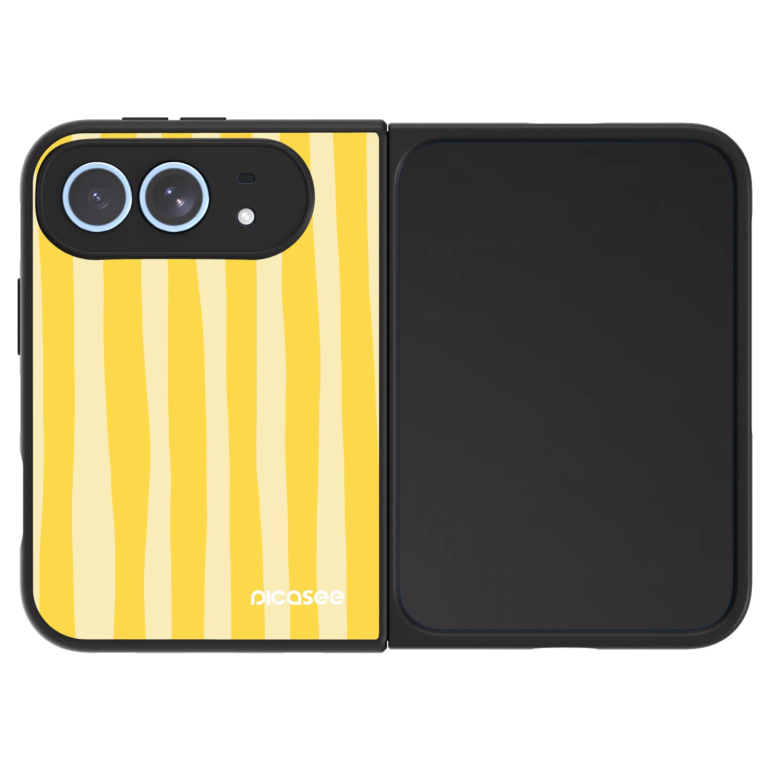 Picasee ULTIMATE CASE MagSafe Apple iPhone Duo - készülékre - Lines lemon