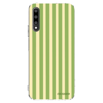 Picasee átlátszó szilikon tok az alábbi mobiltelefonokra Honor 9X Pro - Lines Matcha