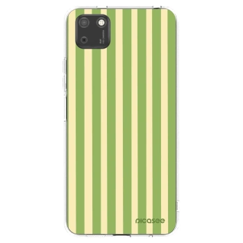 Picasee átlátszó szilikon tok az alábbi mobiltelefonokra Huawei Y5P - Lines Matcha