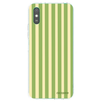 Picasee átlátszó szilikon tok az alábbi mobiltelefonokra Xiaomi Redmi 9A - Lines Matcha