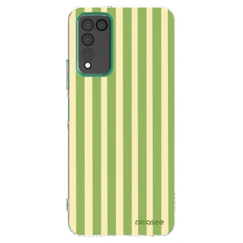 Picasee átlátszó szilikon tok az alábbi mobiltelefonokra Honor 10X Lite - Lines Matcha