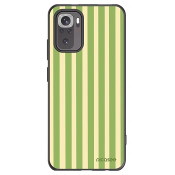 Picasee fekete szilikon tok az alábbi mobiltelefonokra Xiaomi Redmi Note 10 - Lines Matcha