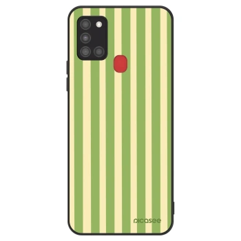 Szilikon tok erre a típusra Samsung Galaxy A21s - Lines Matcha