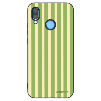 Picasee fekete szilikon tok az alábbi mobiltelefonokra Huawei P20 Lite - Lines Matcha