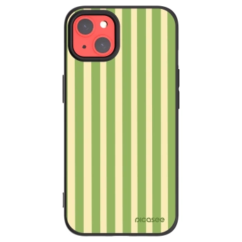 Picasee fekete szilikon tok az alábbi mobiltelefonokra Apple iPhone 13 - Lines Matcha