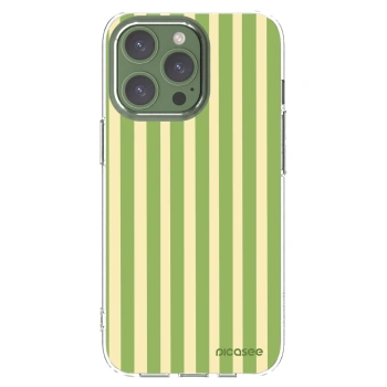 Picasee átlátszó szilikon tok az alábbi mobiltelefonokra Apple iPhone 13 Pro - Lines Matcha