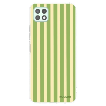 Picasee átlátszó szilikon tok az alábbi mobiltelefonokra Samsung Galaxy A22 A226B 5G - Lines Matcha
