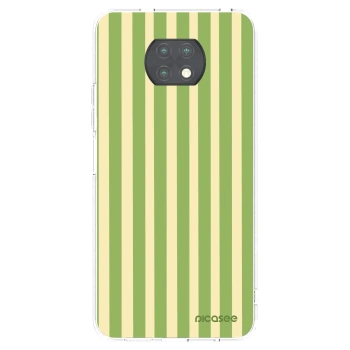 Picasee átlátszó szilikon tok az alábbi mobiltelefonokra Xiaomi Redmi Note 9T - Lines Matcha