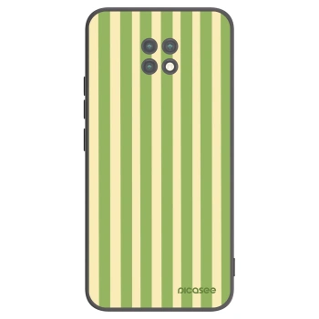 Picasee fekete szilikon tok az alábbi mobiltelefonokra Xiaomi Redmi Note 9T - Lines Matcha