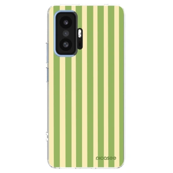 Picasee átlátszó szilikon tok az alábbi mobiltelefonokra Xiaomi 11T Pro - Lines Matcha