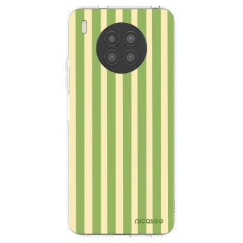 Picasee átlátszó szilikon tok az alábbi mobiltelefonokra Huawei Nova 8i - Lines Matcha