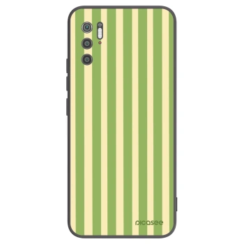 Picasee fekete szilikon tok az alábbi mobiltelefonokra Xiaomi Poco M3 Pro 5G - Lines Matcha