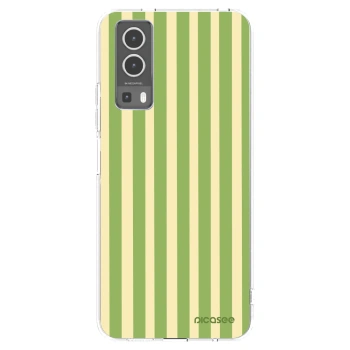 Picasee átlátszó szilikon tok az alábbi mobiltelefonokra Vivo Y72 5G - Lines Matcha