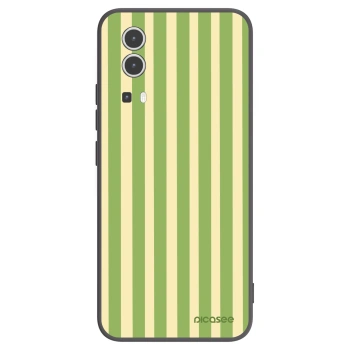 Picasee fekete szilikon tok az alábbi mobiltelefonokra Vivo Y72 5G - Lines Matcha